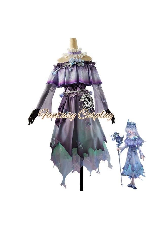 Identity V Entomologist Ghost Candle Halloween Dress Cosplay Costume